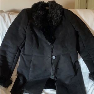 Woman’s XS Suede winter 3/4 coat